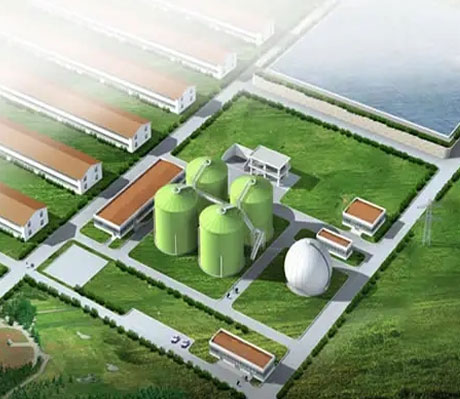 規(guī)?；镎託夤こ?></a></p>
<h2>規(guī)模化生物沼氣工</h2>
<p class=